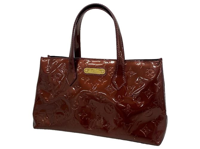Borsa Louis Vuitton Vernis Wilshire PM Rosso