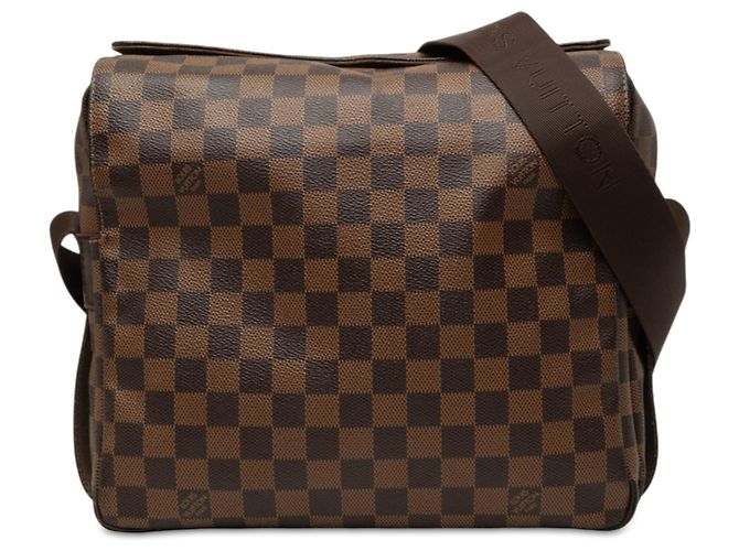 Louis Vuitton Brown Damier Ebene Naviglio Marrone