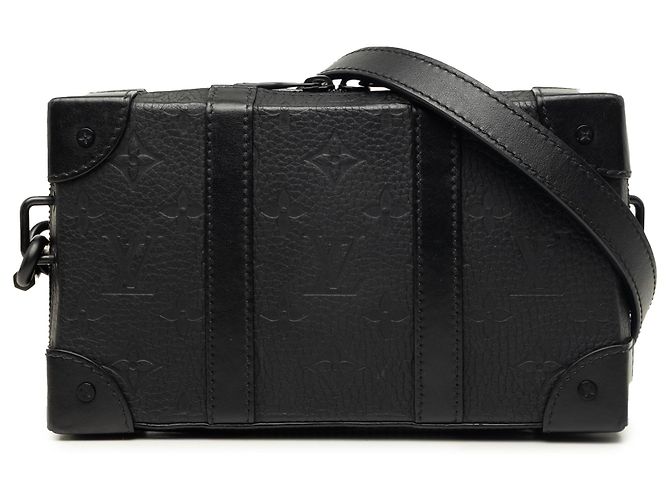 Cartera Soft Trunk Monogram Taurillon Negra Louis Vuitton Negro