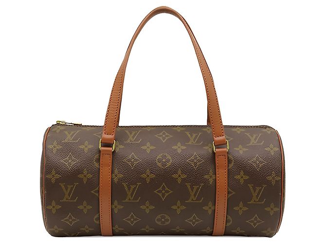 Louis Vuitton Brown Monogram Papillon 30 Castaño