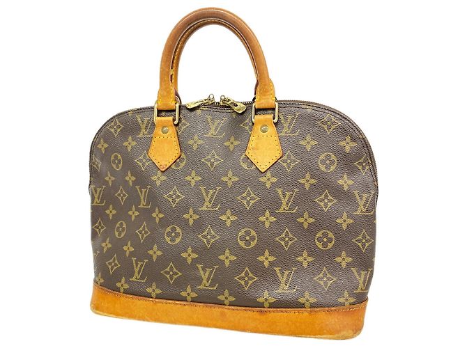 Borsa Louis Vuitton Alma Monogram Marrone