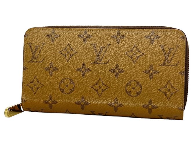 Louis Vuitton Monogram Reverse Zippy Wallet Braun