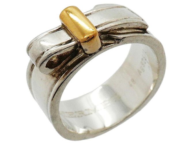 Ring Anello Hermès Artemis Oro Giallo e Argento