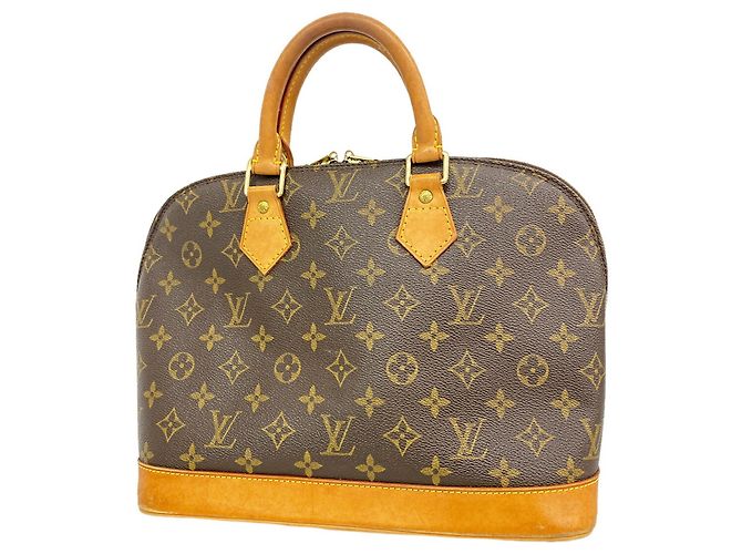 Bolsa de mão Louis Vuitton Alma Monogram Marrom