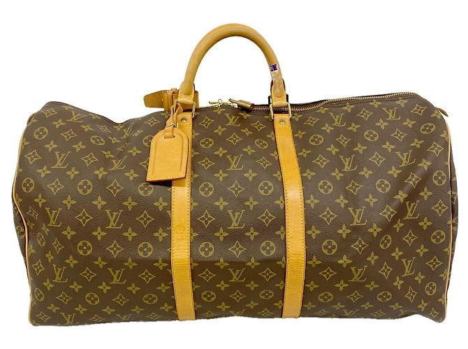 Louis Vuitton Boston Monogram Keepall 60 Marron