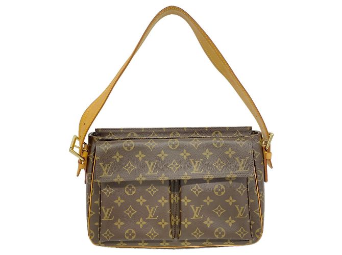 Bolsa de Ombro Louis Vuitton Monogram Vivacite GM Marrom