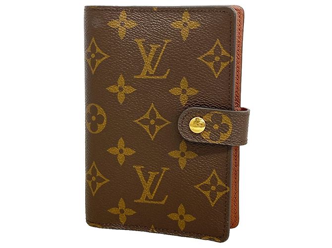 Louis Vuitton Monogram Agenda PM Notebook Cover Brown