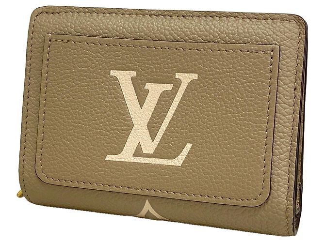 Louis Vuitton Monogram Empreinte Bicolor Wallet Grey Cream