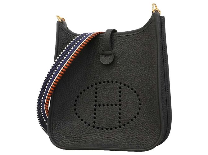 Hermès Bolsa de Ombro Hermes Evelyne TPM Azul