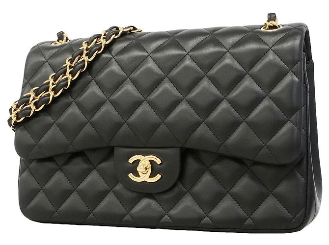 Borsa a tracolla Chanel Large Matelassé Nero