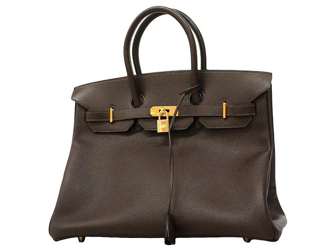 Hermès Sac à main Hermes Birkin 35 Marron