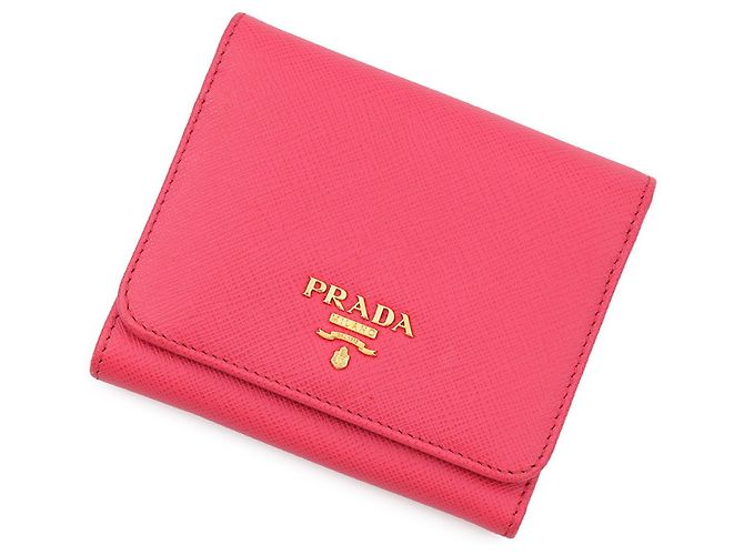 Prada Tri-fold Wallet Pink