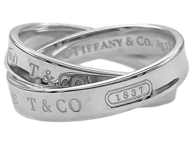 Tiffany & Co. 1837 Interlocking Double Band Ring Silber