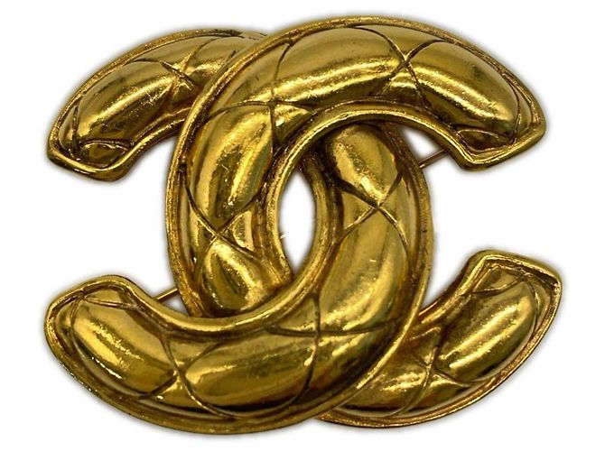 Broche Chanel Matelassé 1142 Dorado