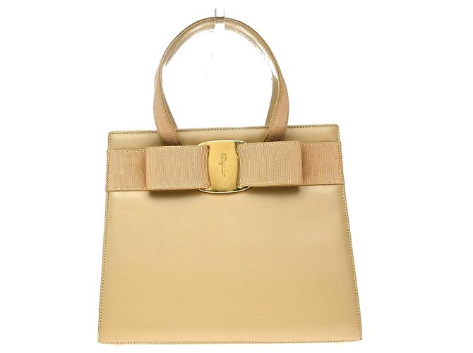 Salvatore Ferragamo Convertible Vara Bow Leather Small