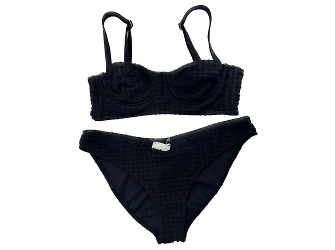 Autre Marque Schwarzer Bikini 2-Teiler