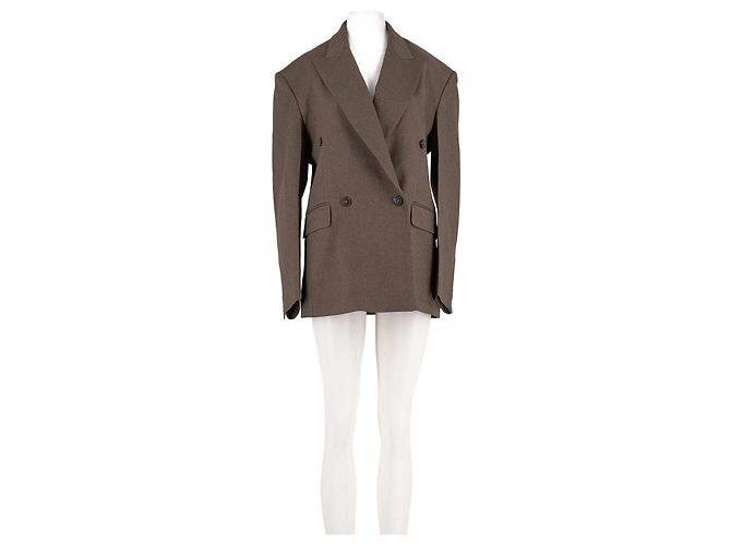 Autre Marque THE FRANKIE SHOP Blazer Anthrazit Grau M Anthrazitgrau