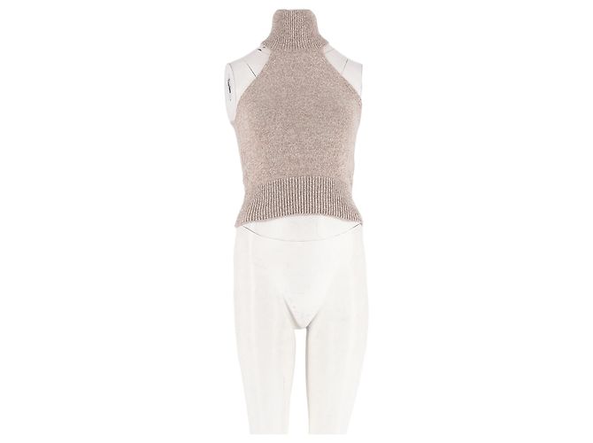 Autre Marque MESDYVEN Figurbetontes Top Beige