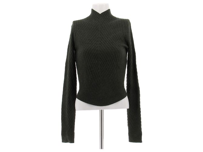 Victoria Beckham Wollpullover grün