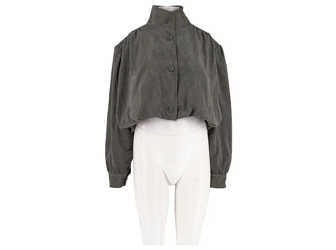 Autre Marque RED Cropped Jacke Grün