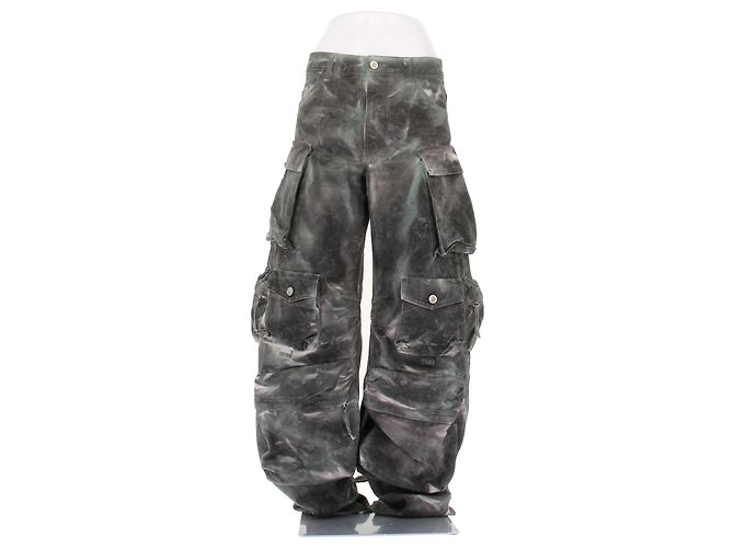 Attico Pantalones cargo militares Verde