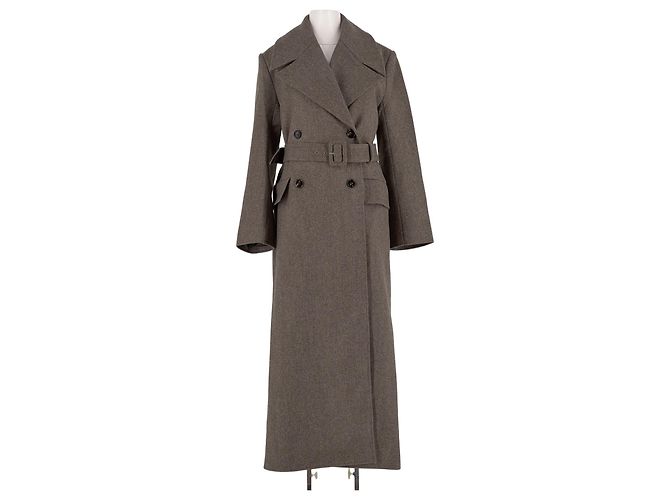 Marc by Marc Jacobs Long Grey Viscose Coat