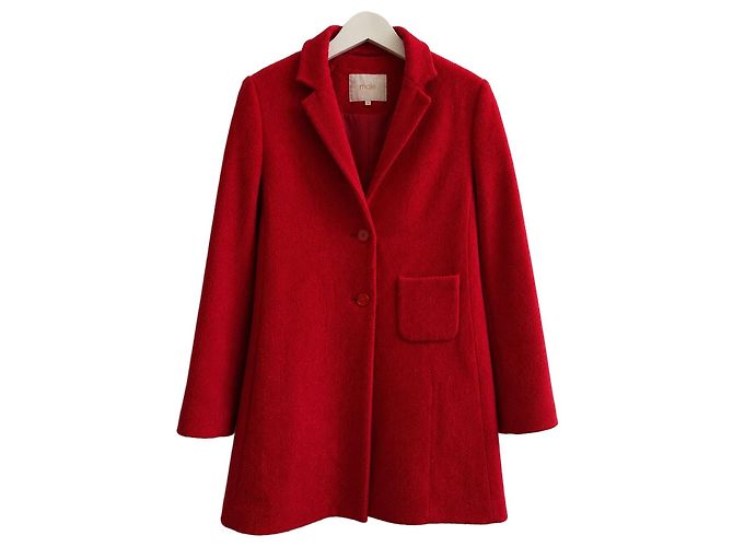 Trench rosso Maje