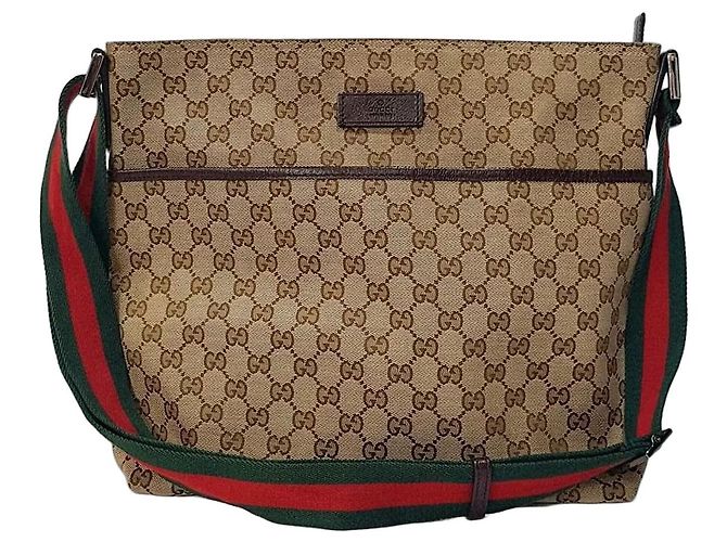 Gucci Borsa a Tracolla Messenger Marrone