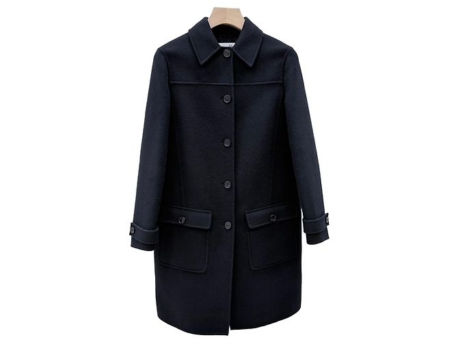 Dior Wool Women's Coat Jacket Black