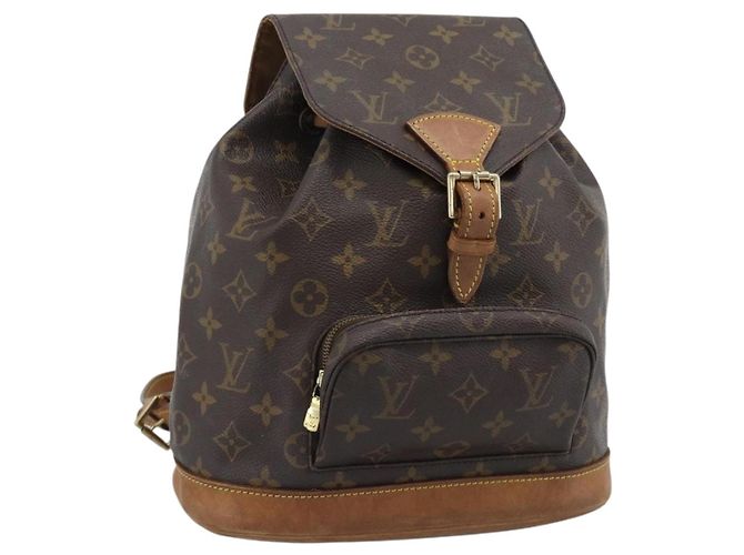 LOUIS VUITTON Monogram Montsouris MM Backpack M51136 LV