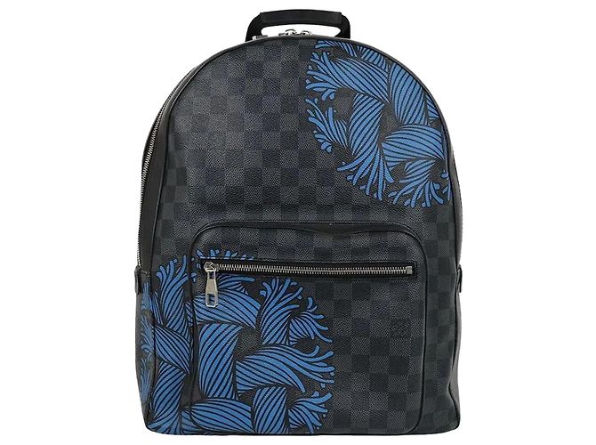 Louis Vuitton Christopher Rucksack Blau