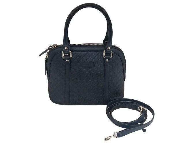Gucci Mini Dome Tote Bag e Bolsa de Ombro Micro GG Azul