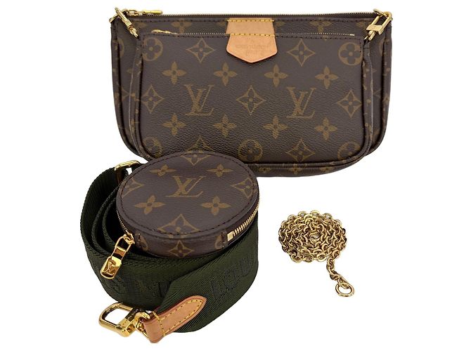 Louis Vuitton Monogram Multi Pochette Accessories Castaño