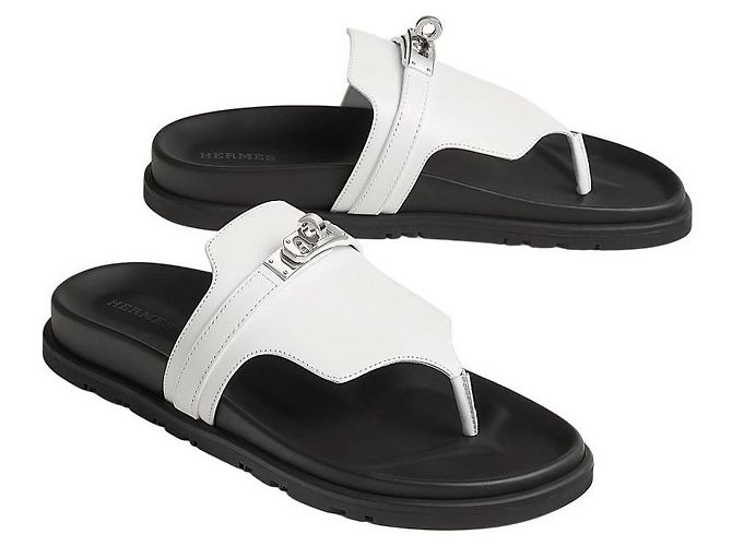 Hermès Sandal White