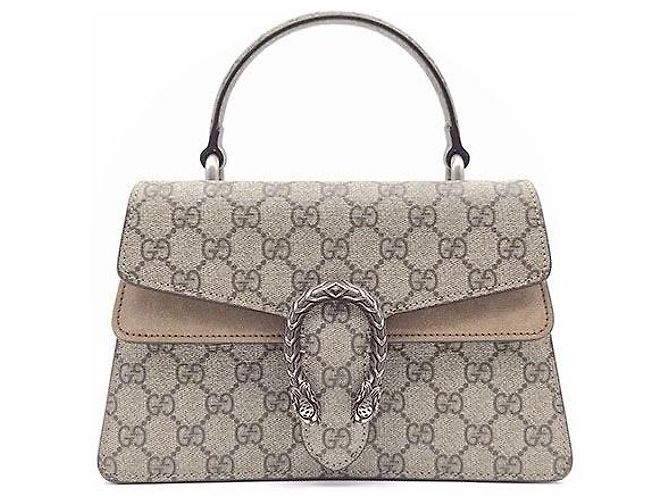 Gucci Dionysus Top Handle Small GG Supreme Marron