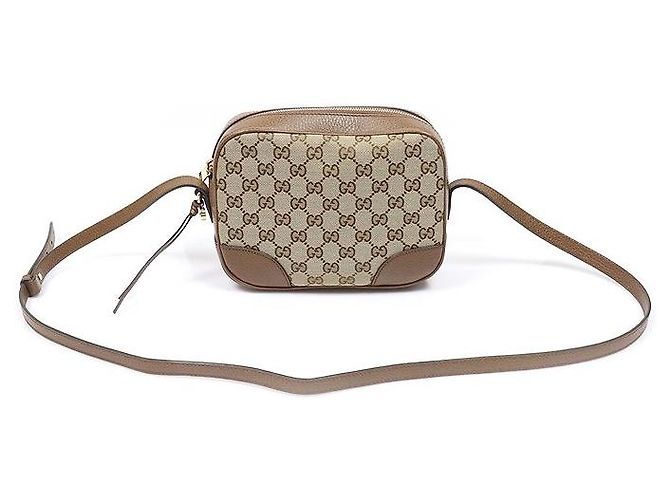 Gucci Borsa a tracolla BREE in pelle marrone