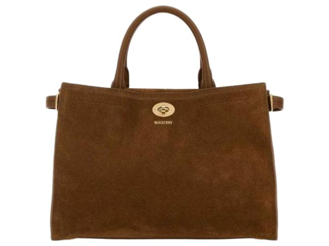Burberry Petit sac cabas Cotswolds Marron