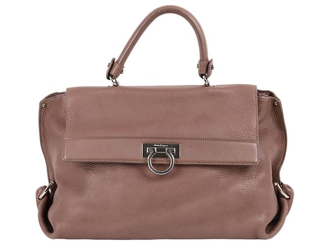 Salvatore Ferragamo Sofia Brown Medium Schultertasche Braun