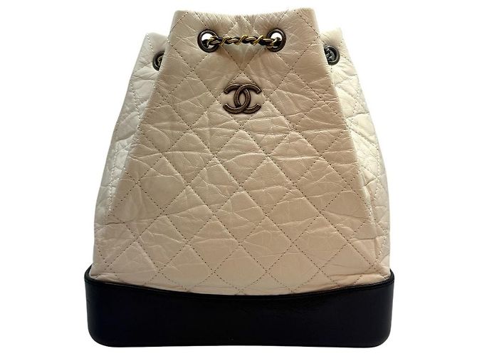 Chanel Gabrielle Small Backpack White