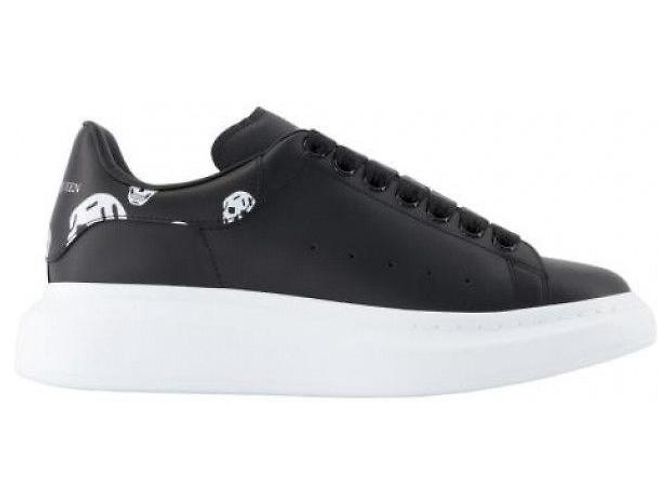 Baskets Alexander McQueen Oversized en cuir blanc