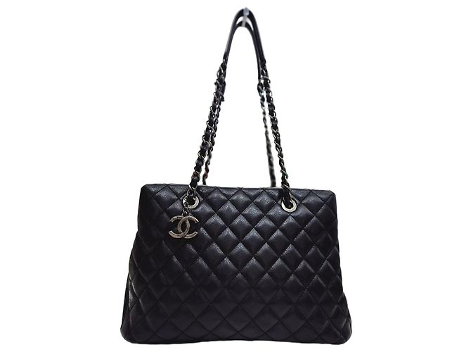 Chanel Borsa a spalla Large Timeless CC Caviar Nero
