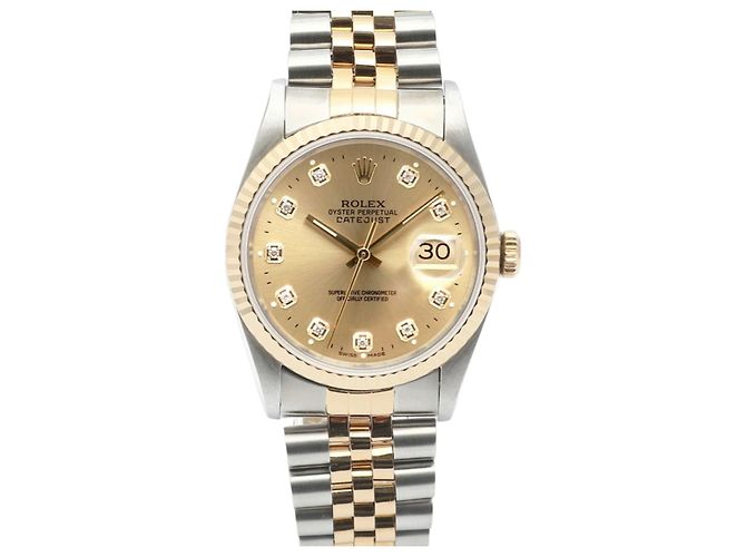 Rolex Orologio Combo Uomo Datejust After Diamond Modello D'oro