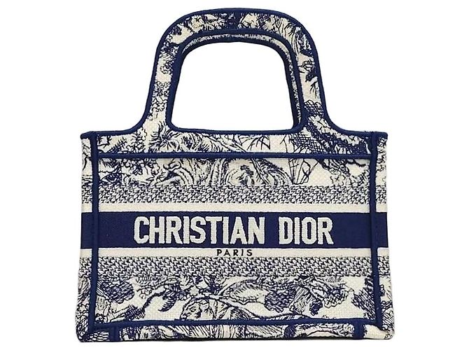 Dior Mini Book Tote Tuileries Blue Blau