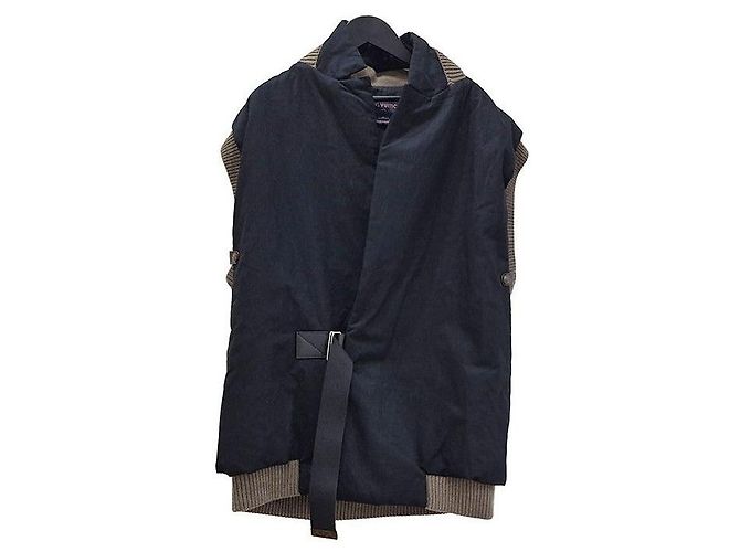 Louis Vuitton Ärmellose Strickjacke Schwarz