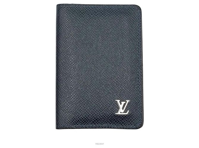 Louis Vuitton Taiga Organizer Blue