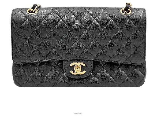 Chanel Caviar Classic Medium Black