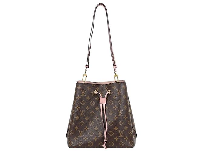 Louis Vuitton Monogram Neverfull MM Rose Powder Marron