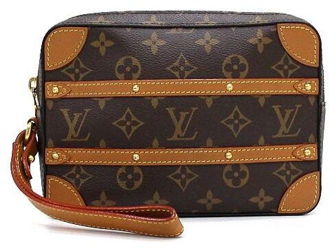 Louis Vuitton Pochette Monogram Soft Trunk da uomo Multicolore