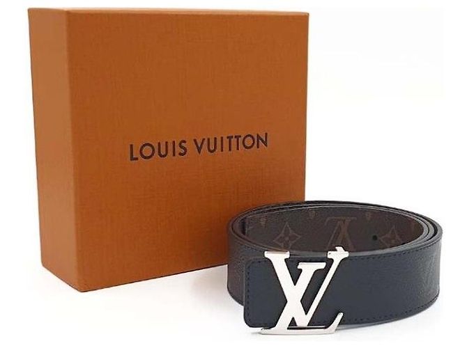 Louis Vuitton Initial Monogram Midnight Reversible Silber