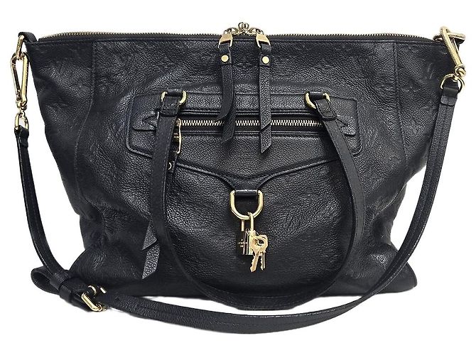 Louis Vuitton Borsa a tracolla Lumineuse PM in Monogram Empreinte nero